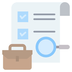 Poster - Job Flat Icon