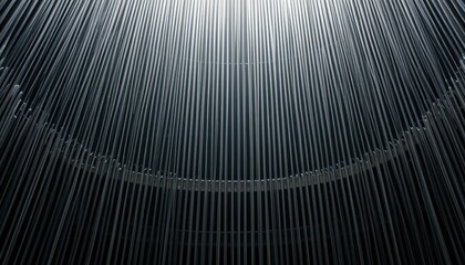 Poster - Abstract image of vertical lines and light in a modern space