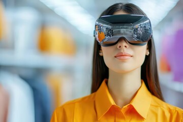 Poster - Innovative Augmented Reality Shopping Experience Featuring Stylish Holographic Technology