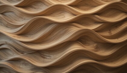 Poster - Natural Wood Waves Textured Background for Interior Design Projects