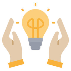 Poster - Idea Flat Icon