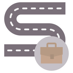 Poster - Career Path Flat Icon