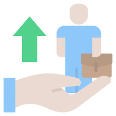 Poster - Support Flat Icon