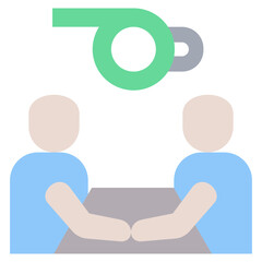 Poster - Coaching Flat Icon