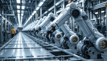 Poster - Advanced Robotic Arms in a Modern Automated Manufacturing Facility