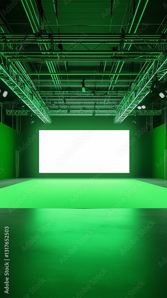 Advanced Virtual Production Studio with Massive LED Screen, Green ...