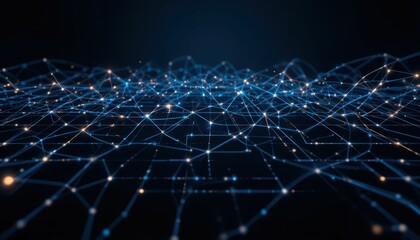 Poster - Abstract Network Visualization with Connecting Points and Lines