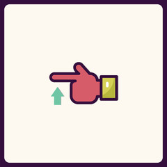Poster - Forward Advancement: A Stylized Directional Cue for Progress and Growth