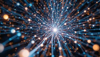 Poster - Dynamic Abstract Visualization of Energy Flow and Light Particles