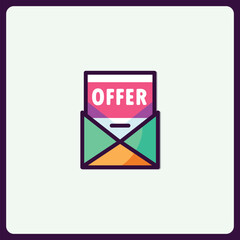 Poster - Eye-Catching Offer Icon Design for Marketing Promotions and Discounts