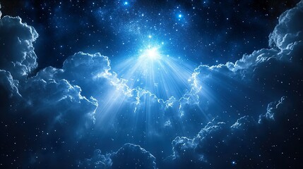 Wall Mural - Starry Sky Ray of Light
