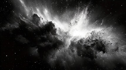 Wall Mural - cosmic explosion effect