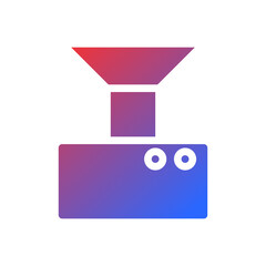 Poster - Gradient Icon of a Generic Electronic Device