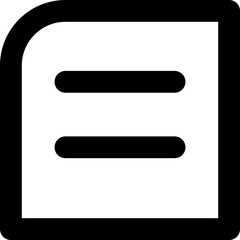 Poster - A Simple Elegant Note Signifying Equality And Understanding With Bold Black Lines On A White Background Conveying Clarity And Directness