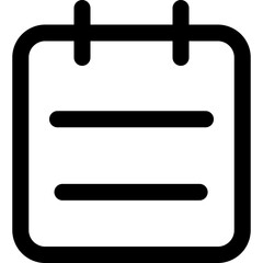 Poster - A Simple Daily Planner, Neatly Organized And Ready To Schedule Your Day, With Bold Black Lines And A Clean White Background