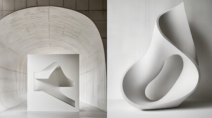 Poster - Minimalist art installation