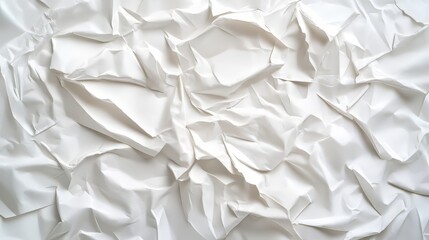 Poster - Crumpled White Sheet