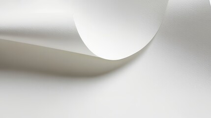 Poster - Abstract white paper curve
