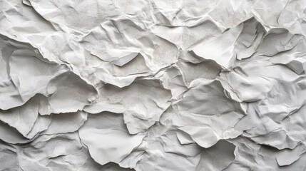 Poster - Crumpled White Surface