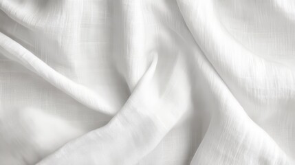 Poster - White Fabric Texture