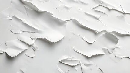 Poster - Abstract White Terrain