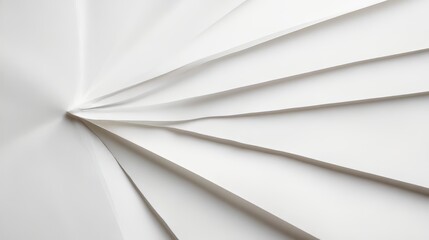 Poster - Abstract white shapes