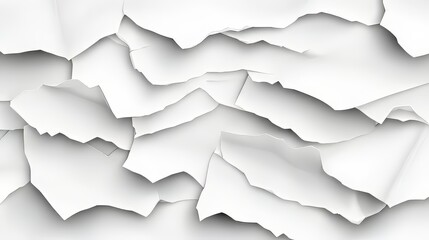 Poster - Abstract White Paper Layers