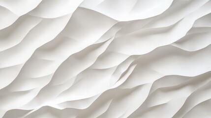 Poster - Abstract white waves background texture
