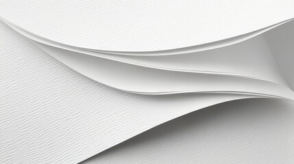Poster - Abstract White Paper Layers