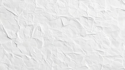 Poster - White crumpled texture