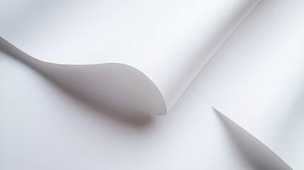 Poster - White paper abstract design background