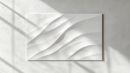 Poster - White Abstract Wall Art