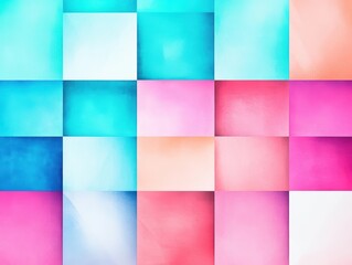Poster - Vibrant Colorful Abstract Background Featuring Geometric Squares in Vivid Hues Creating an Energetic and Dynamic Visual Experience for Art Enthusiasts