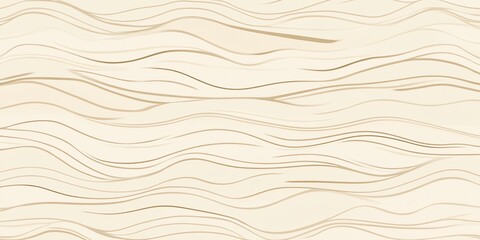 Poster - Abstract Wavy Pattern in Light Beige Tones With Subtle Lines and Textures Creating a Calming Aesthetic