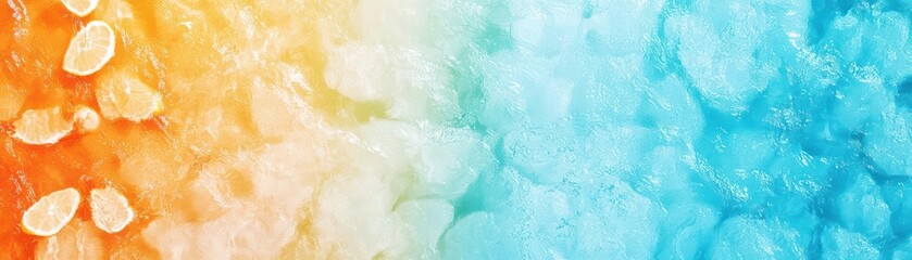 Poster - Vibrant Abstract Painting Featuring a Beautiful Rainbow Colored Background Evoking Joy and Optimism in a Cheerful and Artistic Style Filled with Color