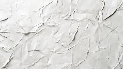 Poster - Crumpled White Paper
