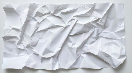 Poster - Crumpled White Sheet
