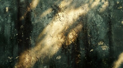 Wall Mural - golden hour on weathered wall: abstract texture background