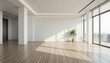© Kitta Studio - Spacious Modern Interior with Natural Light and Wooden Flooring
