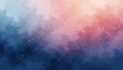 Poster - Abstract Gradient Background with Soft Blue and Pink Hues