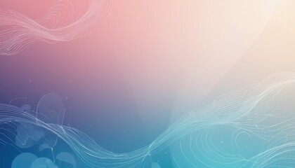 Poster - Abstract Gradient Background with Soft Waves and Subtle Textures