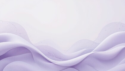 Poster - Soft Purple Waves on a Light Background for Elegant Designs