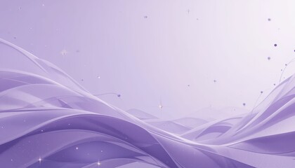 Poster - Soft Purple Waves Flowing Across a Dreamy Background