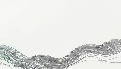 Poster - Abstract Line Patterns on Light Background for Creative Projects