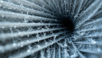 Poster - Abstract Close-Up of Textured Surface with Water Droplets