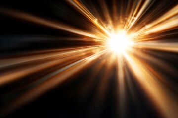 Poster - Glowing light bursts rapidly outward, representing speed, energy, and futuristic look