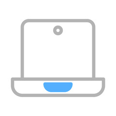 Poster - Modern Laptop Icon Design on White Background