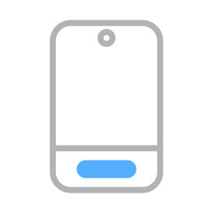 Poster - Modern Minimalist Smartphone Icon Illustration