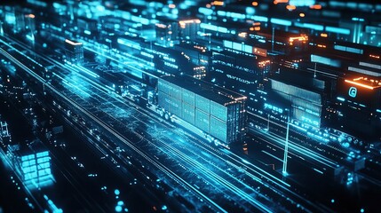 Poster - Advanced Logistics and Transportation in a Digital Warehouse Environment