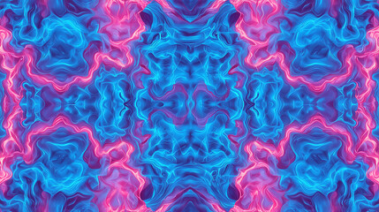 Poster - Dynamic abstract patterns digital art colorful design vibrant environment fractal viewpoint visual concept